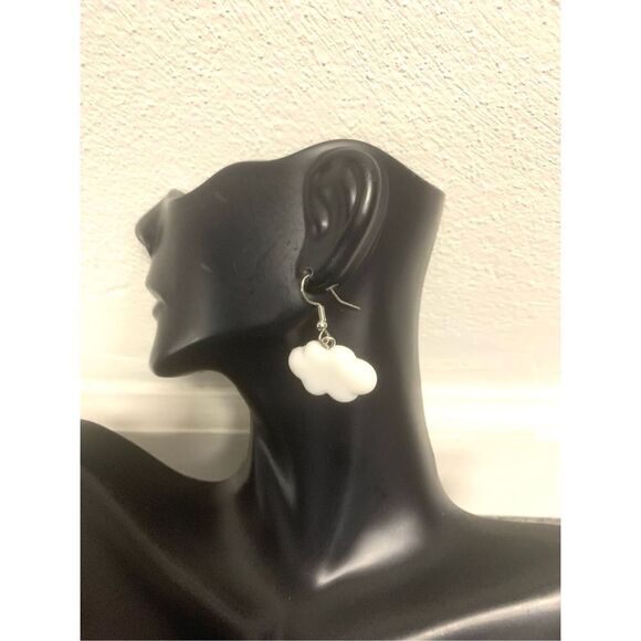Cloud Statement Earrings - Picture 1 of 3
